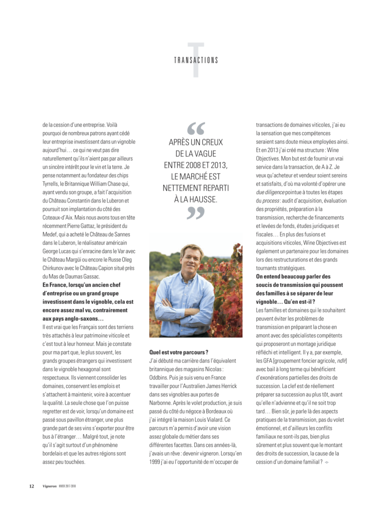 tendances marché transactions 2017