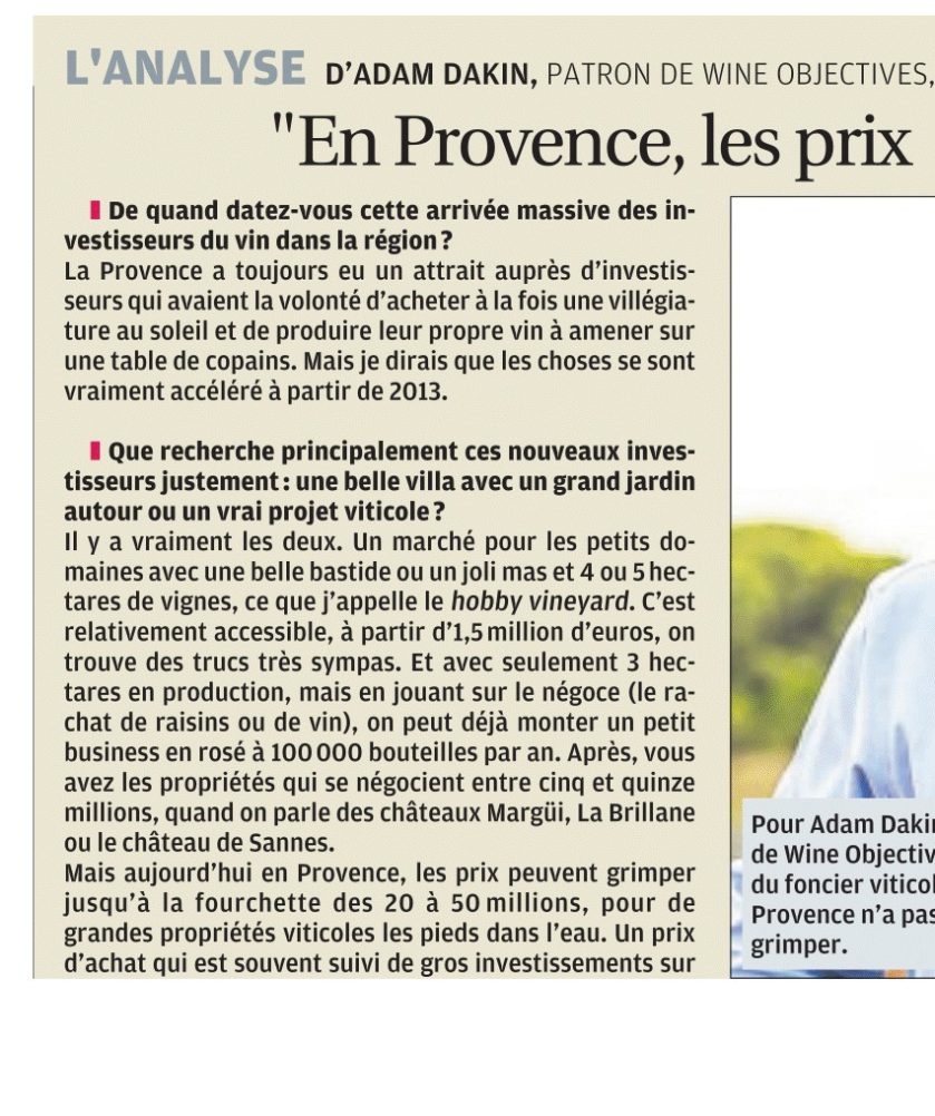 Adam Dakin patron de WINE Objectives