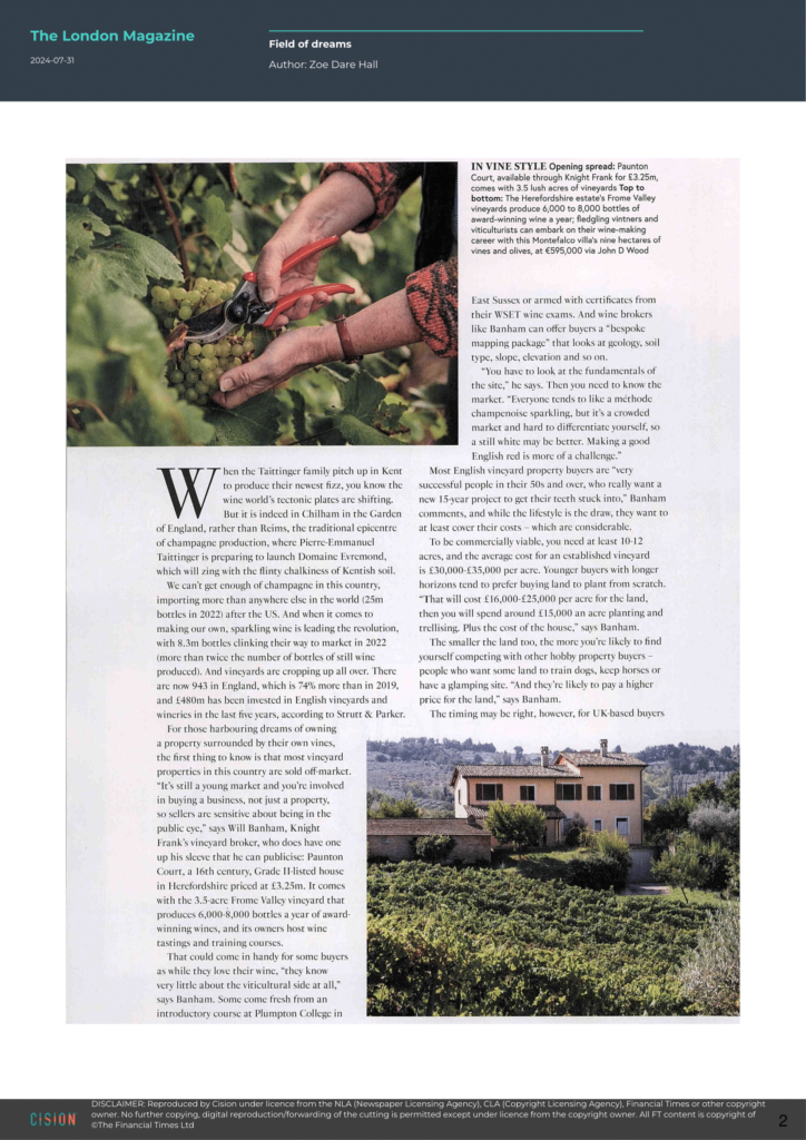 Field of dreams The London Magazine